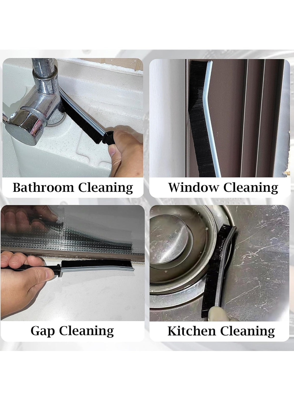 Crevice Gap Cleaning Brush Set 8 Pcs