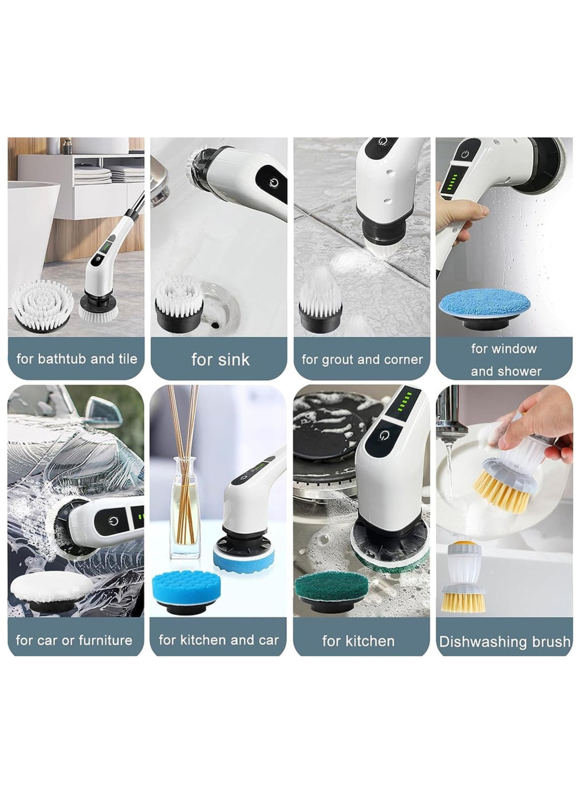 Electric Spin Scrubber 9 Heads