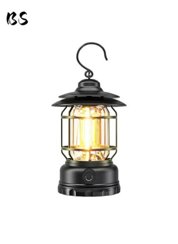 Retro LED Camping Lantern Rechargeable