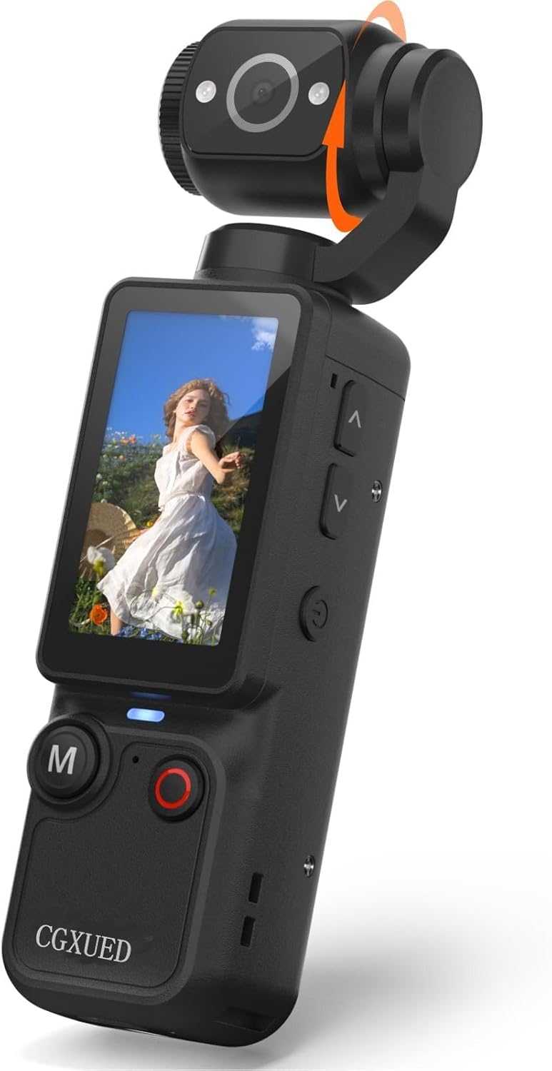 Body Camera with 180° Rotating Lens