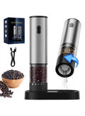 Electric Salt & Pepper Grinder Set