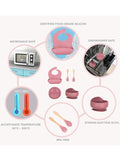 Silicone Baby Feeding Set 5pcs