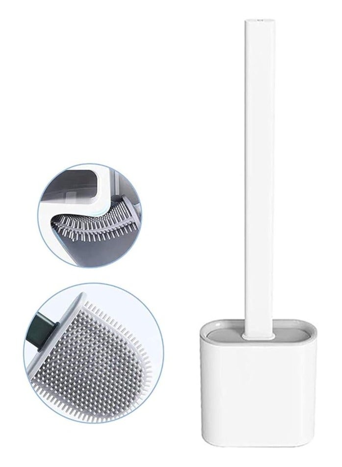 Silicone Toilet Brush with Holder
