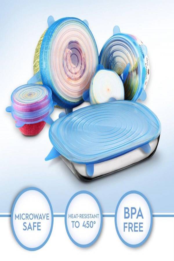 Silicone Stretch Lids 6 Pack