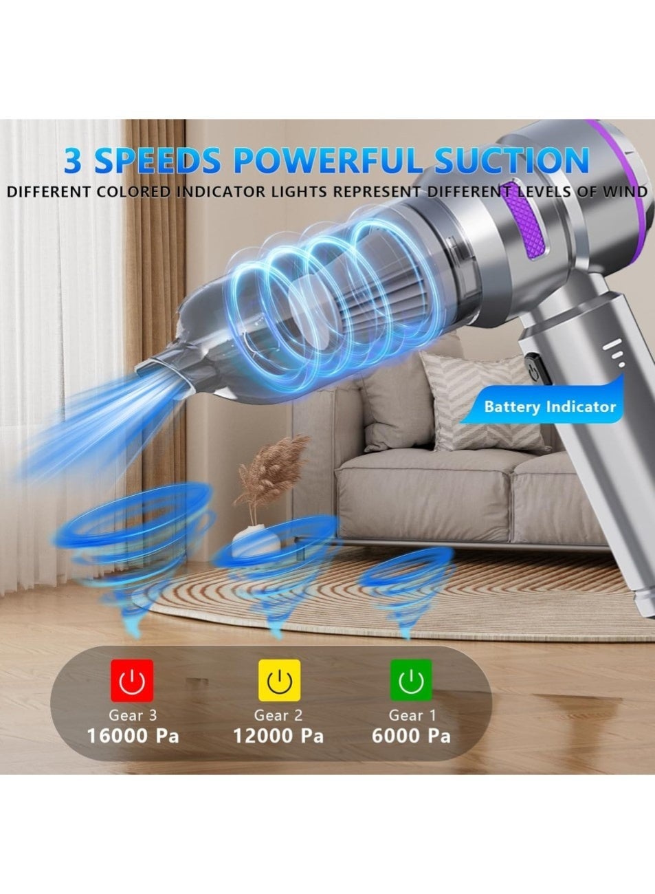 Wireless Handheld Car Vacuum