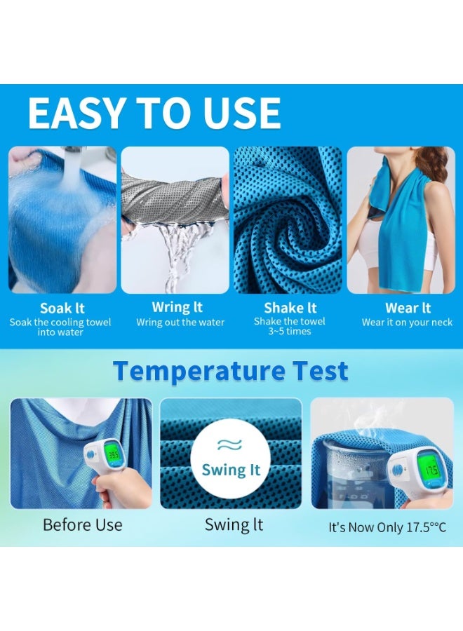 Cooling Towel Instant Chill 4 Pack