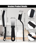 Crevice Gap Cleaning Brush Set 8 Pcs